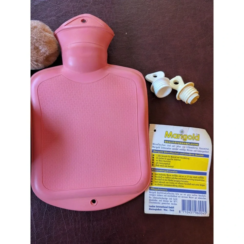 Vintage Kids Hot Water Bottle -‎ Teddy Bear - Germany Tags